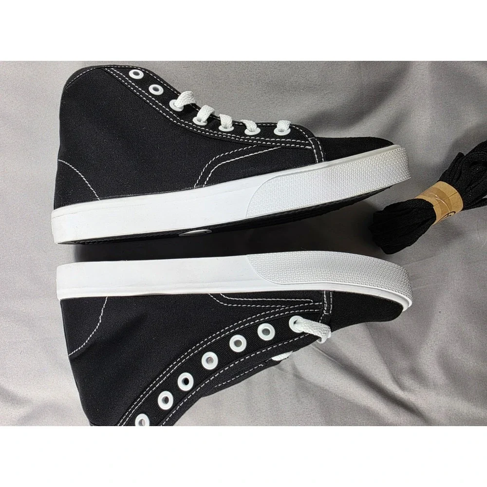 C1RCA Gravel Skeleton Key High Top Sneakers Mens 6 Black White Skate Shoes NEW